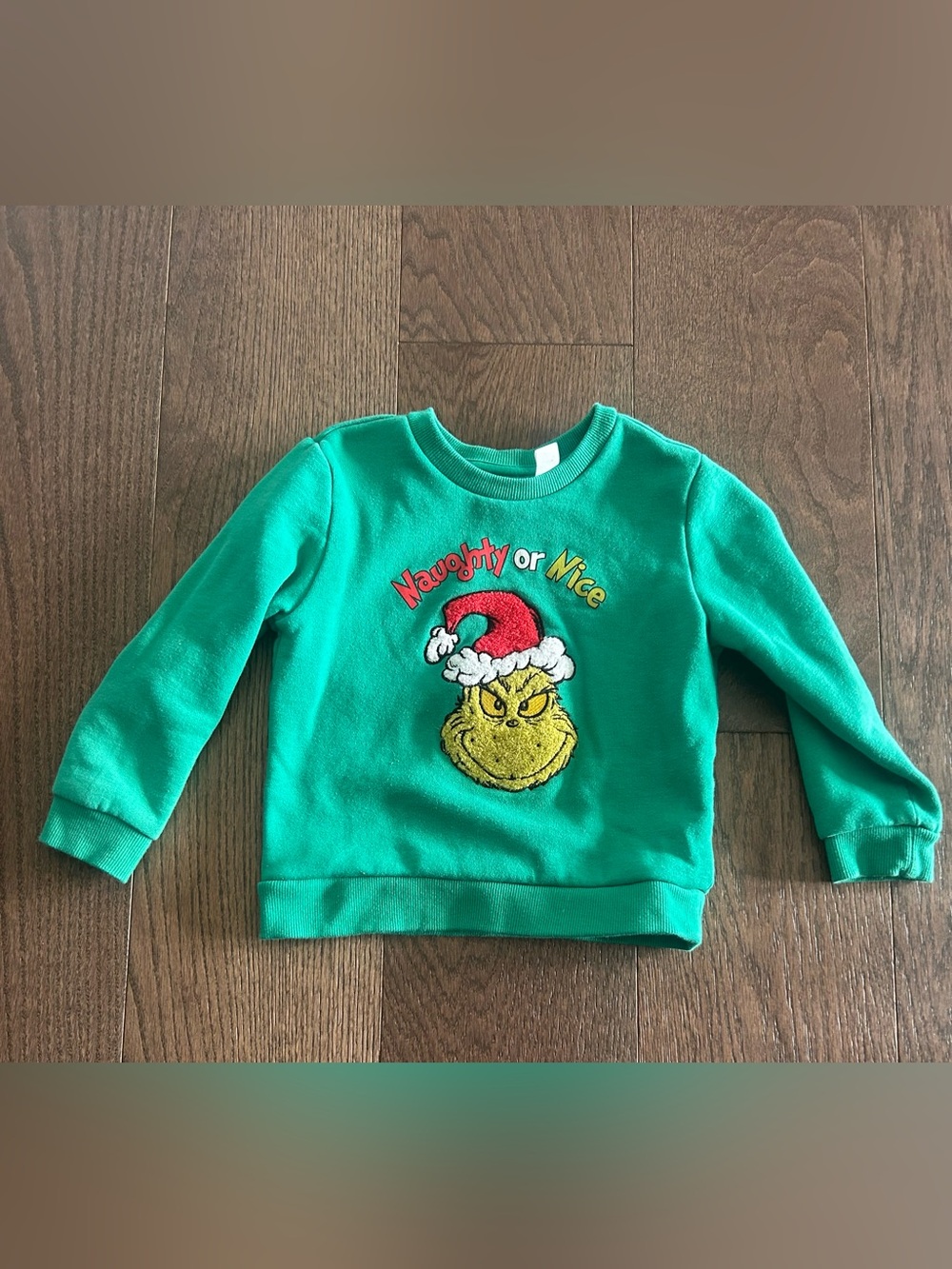 Joe Fresh Size 3 Toddler Boy's The Grinch Crewneck Sweatshirt